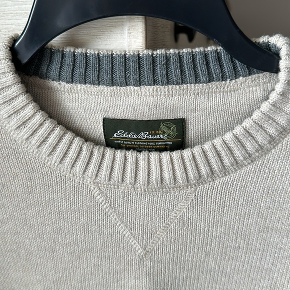 Eddie Bauer Crewneck Heavyweight Ribbed Sweater - Picture 2 of 8